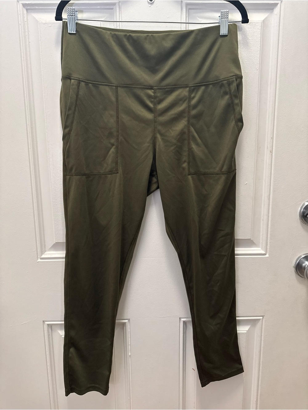 Daisy Fuentes Olive High-Rise Pocket Leggings 0027